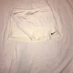 Nike White tennis skirt